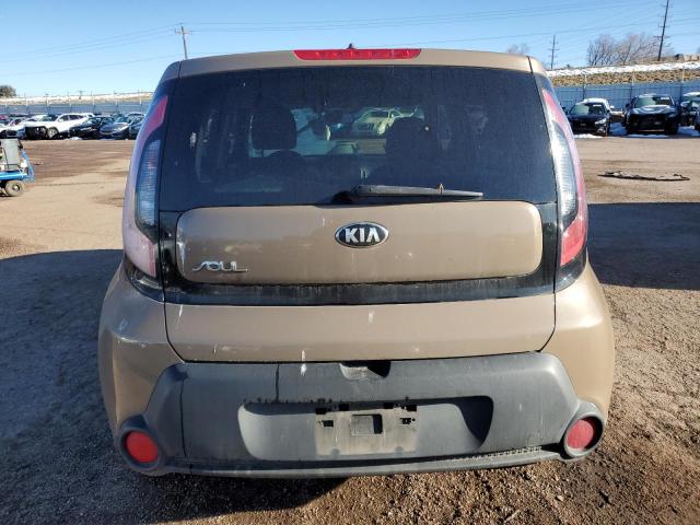 KNDJP3A59E7076536 - 2014 KIA SOUL + TAN photo 6