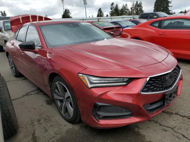 19UUB6F6XMA003984 - 2021 ACURA TLX ADVANCE RED photo 4