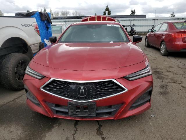 19UUB6F6XMA003984 - 2021 ACURA TLX ADVANCE RED photo 5