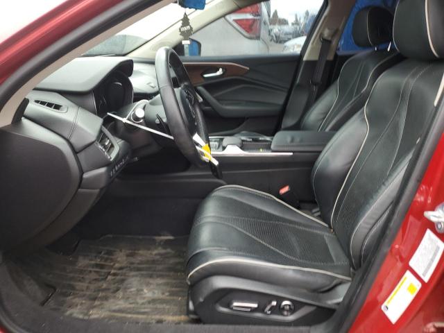 19UUB6F6XMA003984 - 2021 ACURA TLX ADVANCE RED photo 7