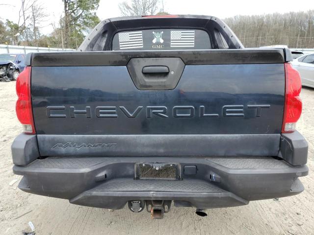 3GNEC13T53G101647 - 2003 CHEVROLET AVALANCHE C1500 BLACK photo 6