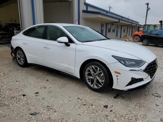 KMHL64JA9MA148962 - 2021 HYUNDAI SONATA SEL WHITE photo 4