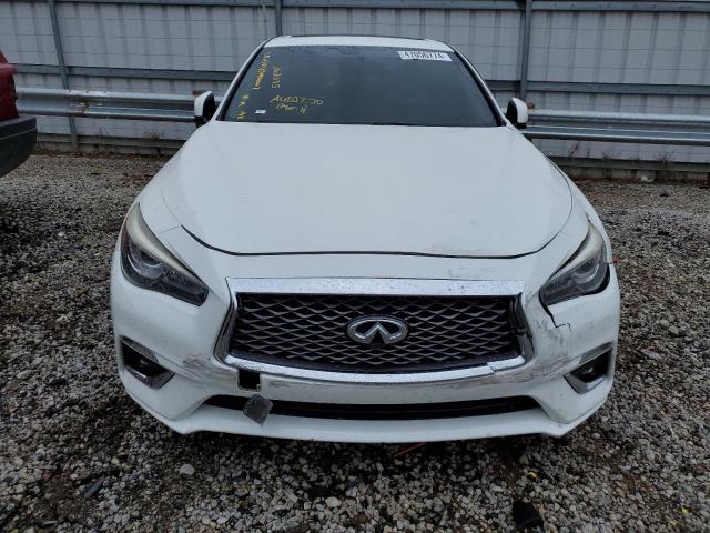 JN1EV7AP7JM363095 - 2018 INFINITI Q50 LUXE WHITE photo 5