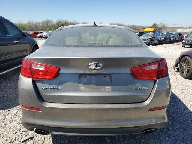 5XXGN4A75FG363632 - 2015 KIA OPTIMA EX GRAY photo 6