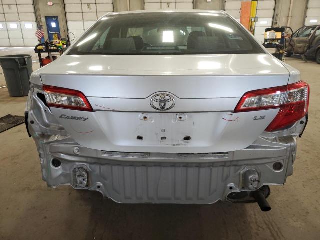 4T4BF1FK9CR266105 - 2012 TOYOTA CAMRY BASE SILVER photo 6