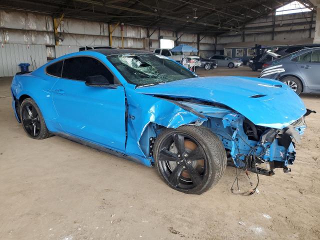 1FA6P8CF6N5127842 - 2022 FORD MUSTANG GT BLUE photo 4