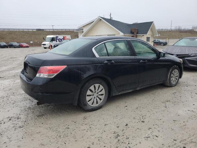 1HGCP26339A047988 - 2009 HONDA ACCORD LX BLACK photo 3