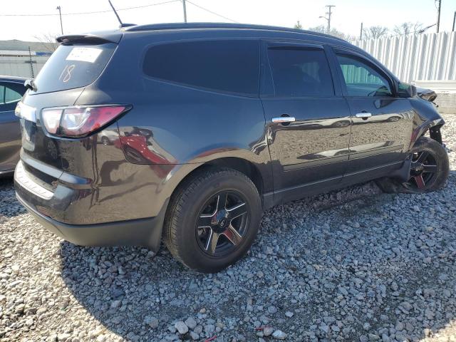 1GNKVFKD0HJ139801 - 2017 CHEVROLET TRAVERSE LS CHARCOAL photo 3