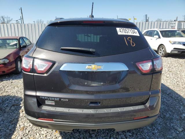 1GNKVFKD0HJ139801 - 2017 CHEVROLET TRAVERSE LS CHARCOAL photo 6