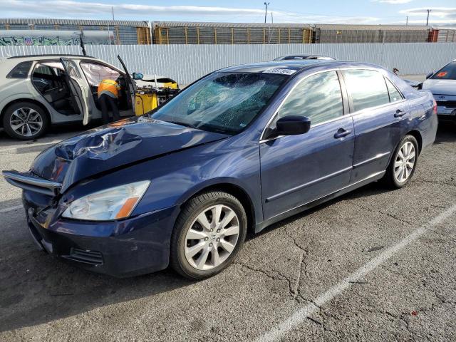 1HGCM66867A047122 - 2007 HONDA ACCORD EX BLUE photo 1