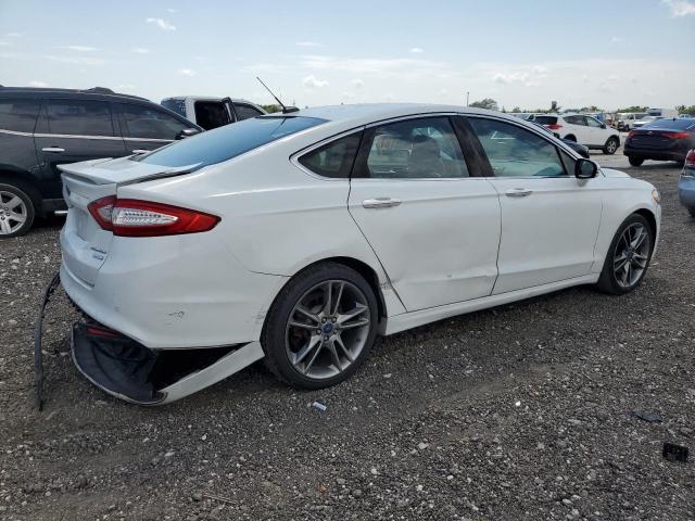 3FA6P0K93DR108321 - 2013 FORD FUSION TITANIUM WHITE photo 3