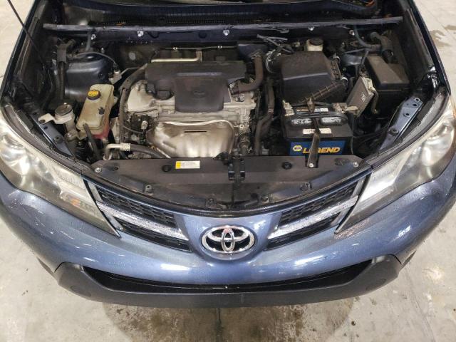 2T3WFREV6DW066362 - 2013 TOYOTA RAV4 XLE BLUE photo 11