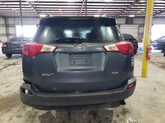 2T3WFREV6DW066362 - 2013 TOYOTA RAV4 XLE BLUE photo 6