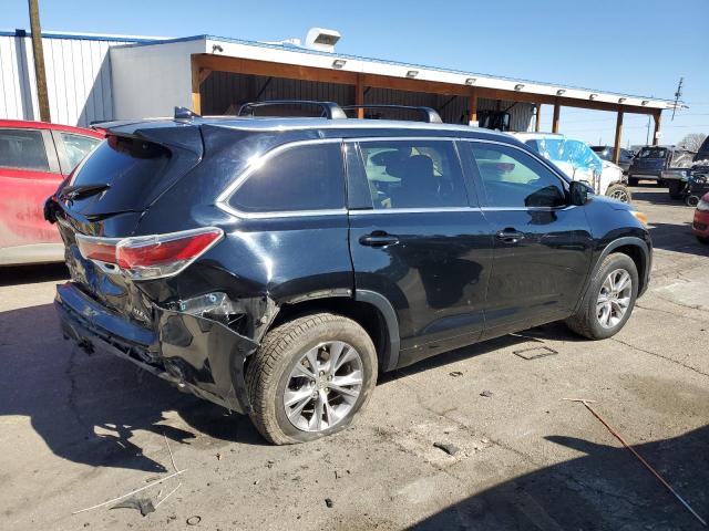 5TDJKRFH1FS097411 - 2015 TOYOTA HIGHLANDER XLE Qara foto 3