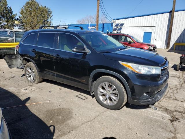 5TDJKRFH1FS097411 - 2015 TOYOTA HIGHLANDER XLE Qara foto 4