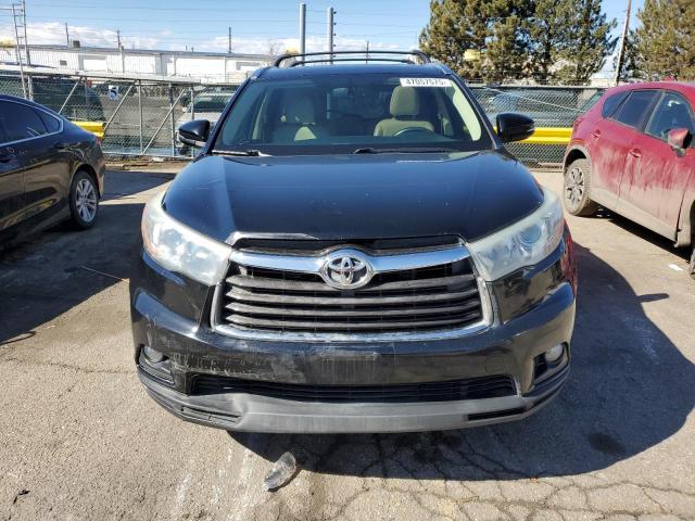 5TDJKRFH1FS097411 - 2015 TOYOTA HIGHLANDER XLE Qara foto 5