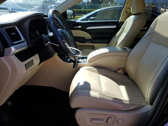 5TDJKRFH1FS097411 - 2015 TOYOTA HIGHLANDER XLE Qara foto 7