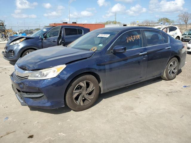 1HGCR2F39HA278404 - 2017 HONDA ACCORD LX BLUE photo 1