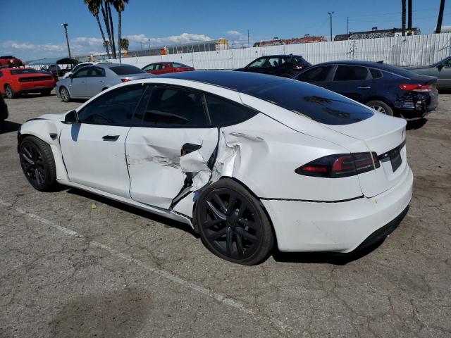 5YJSA1E51NF475990 - 2022 TESLA MODEL S 白色 照片 2