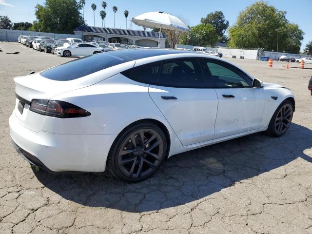 5YJSA1E51NF475990 - 2022 TESLA MODEL S 白色 照片 3