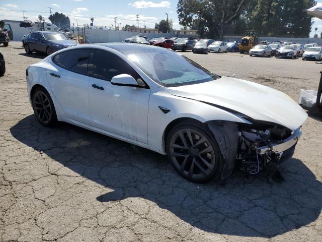 5YJSA1E51NF475990 - 2022 TESLA MODEL S 白色 照片 4
