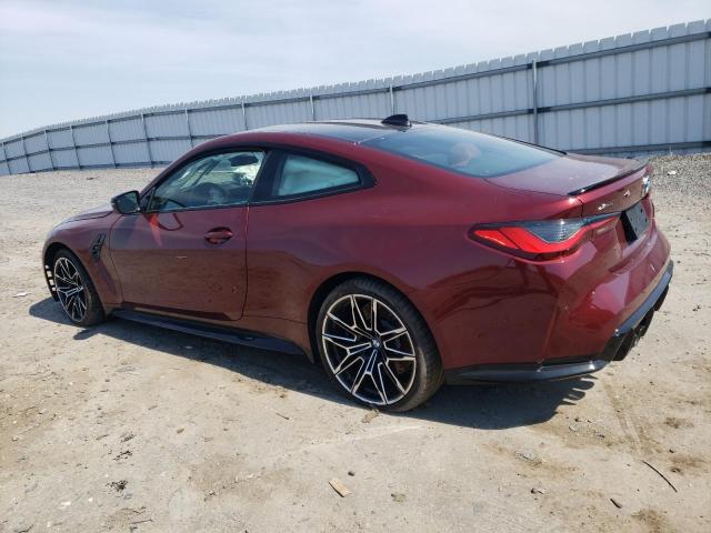 WBS43AZ02PCM93585 - 2023 BMW M4 COMPETITION MAROON photo 2