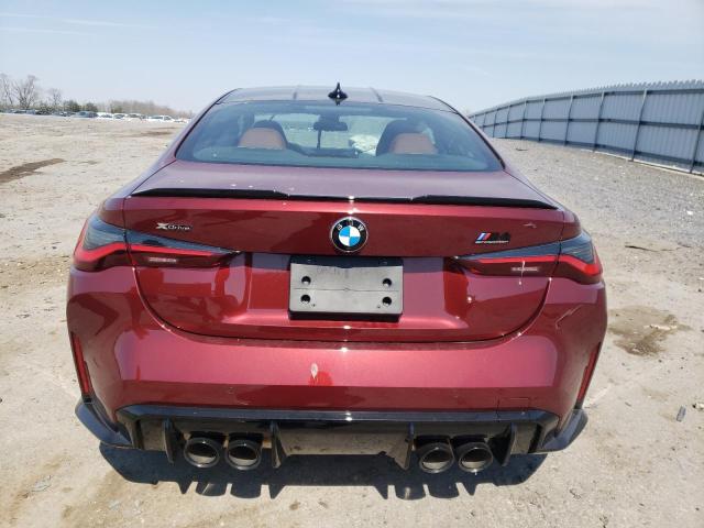 WBS43AZ02PCM93585 - 2023 BMW M4 COMPETITION MAROON photo 6