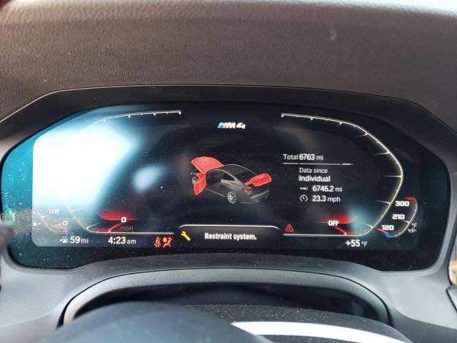 WBS43AZ02PCM93585 - 2023 BMW M4 COMPETITION MAROON photo 9