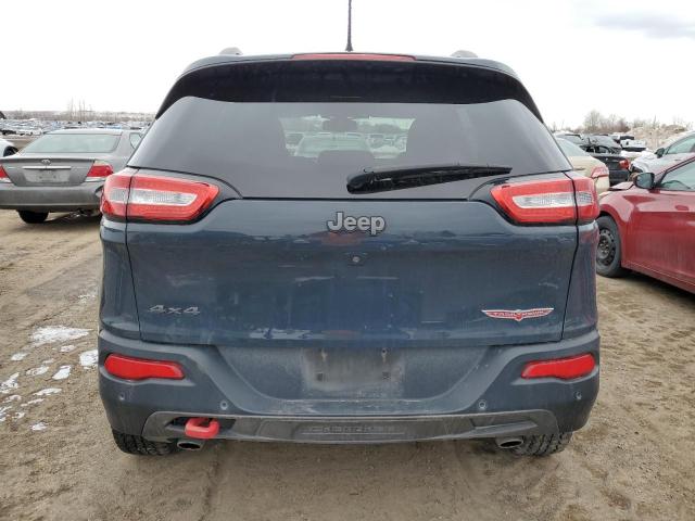 1C4PJMBS3GW188425 - 2016 JEEP CHEROKEE TRAILHAWK BLUE photo 6