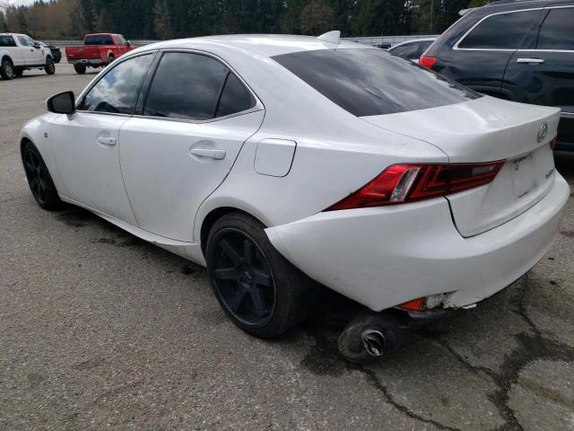 JTHBE1D23E5007772 - 2014 LEXUS IS 350 WHITE photo 2