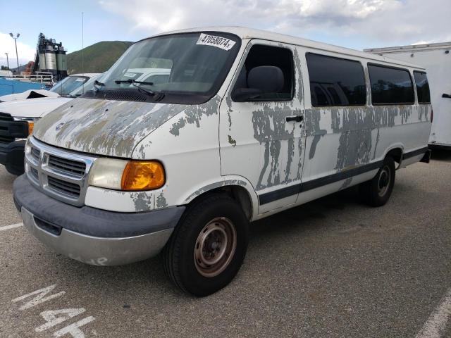 2001 DODGE RAM WAGON B3500, 