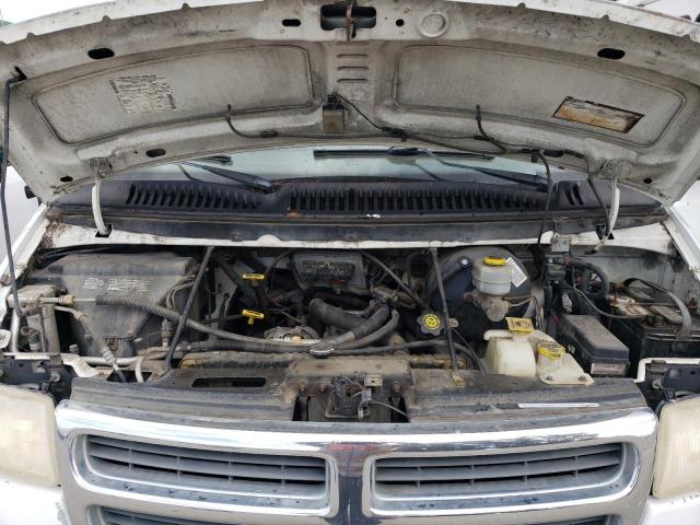 2B5WB35Z71K523182 - 2001 DODGE RAM WAGON B3500 WHITE photo 11