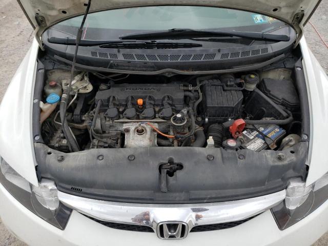 2HGFA1F54AH584420 - 2010 HONDA CIVIC LX WHITE photo 11