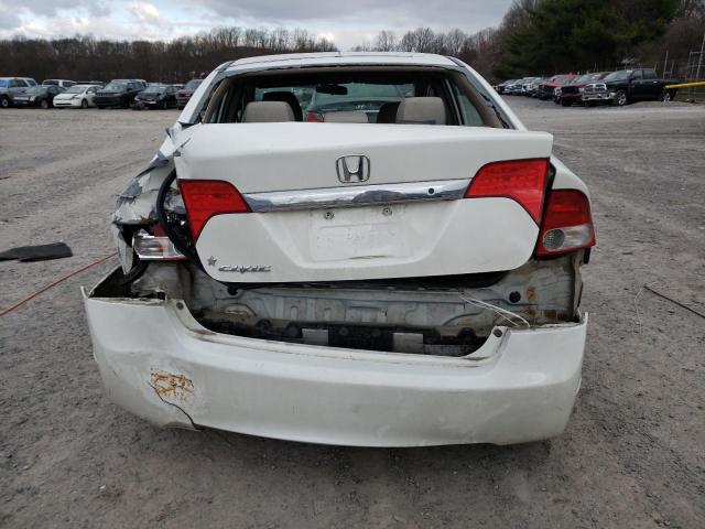 2HGFA1F54AH584420 - 2010 HONDA CIVIC LX WHITE photo 6