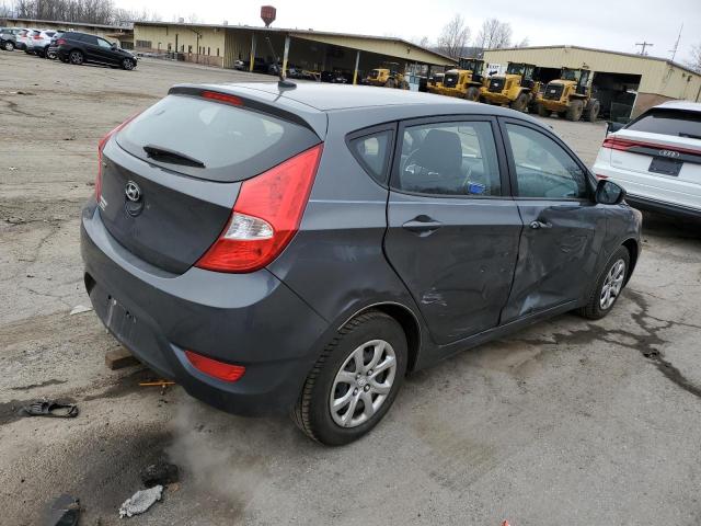 KMHCT5AE8DU060307 - 2013 HYUNDAI ACCENT GLS GRAY photo 3