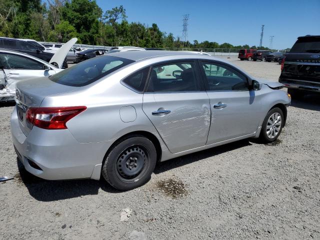 3N1AB7AP1HY237104 - 2017 NISSAN SENTRA S SILVER photo 3