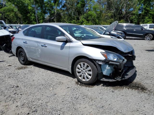 3N1AB7AP1HY237104 - 2017 NISSAN SENTRA S SILVER photo 4