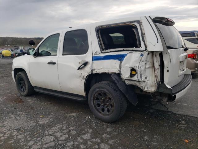 1GNLC2E07DR316576 - 2013 CHEVROLET TAHOE POLICE WHITE photo 2