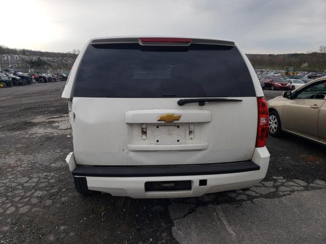 1GNLC2E07DR316576 - 2013 CHEVROLET TAHOE POLICE WHITE photo 6