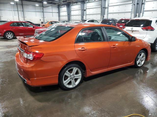 2T1BU4EE2DC079479 - 2013 TOYOTA COROLLA BASE ORANGE photo 3