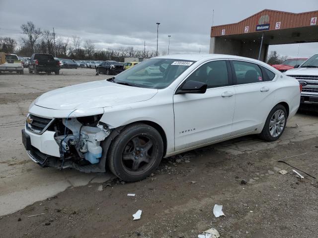 1G11Y5SL5EU103506 - 2014 CHEVROLET IMPALA LS WHITE photo 1