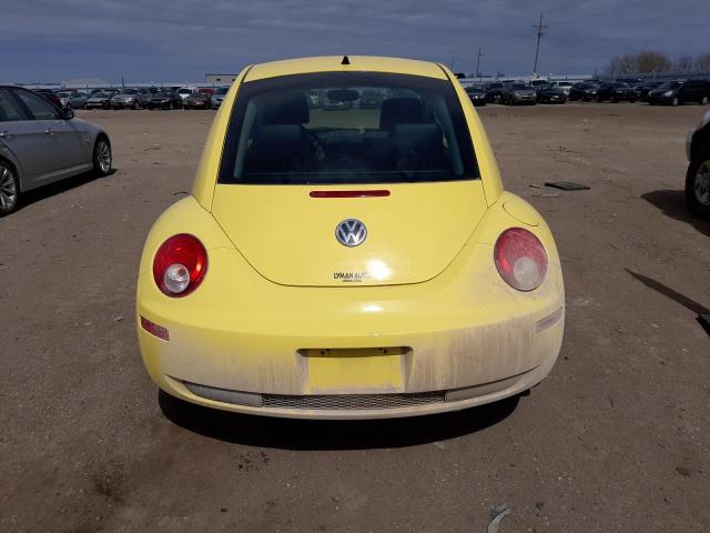 3VWPW3AG9AM014243 - 2010 VOLKSWAGEN NEW BEETLE YELLOW photo 6