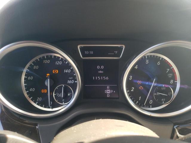 4JGDA5HBXCA041974 - 2012 MERCEDES-BENZ ML 350 4MATIC CHARCOAL photo 9