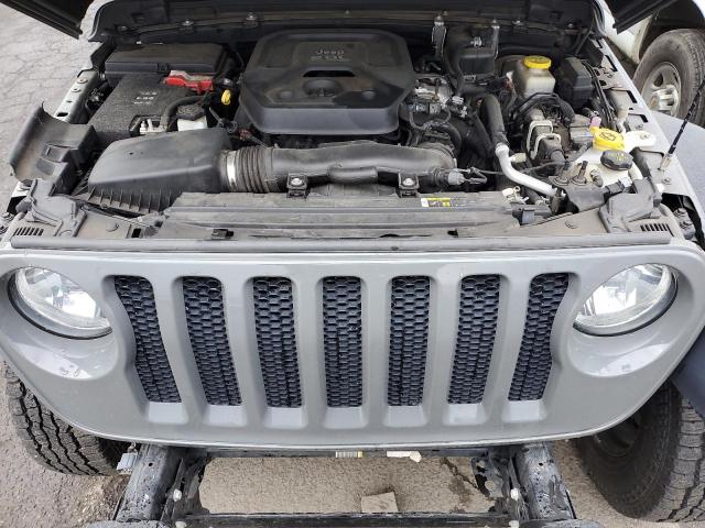 1C4HJXDN0JW232501 - 2018 JEEP WRANGLER U SPORT GRAY photo 11