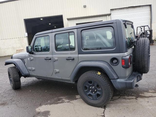 1C4HJXDN0JW232501 - 2018 JEEP WRANGLER U SPORT GRAY photo 2