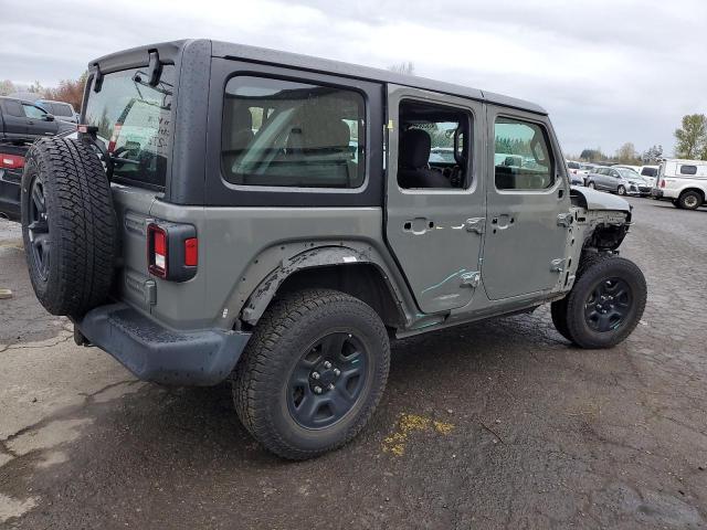 1C4HJXDN0JW232501 - 2018 JEEP WRANGLER U SPORT GRAY photo 3