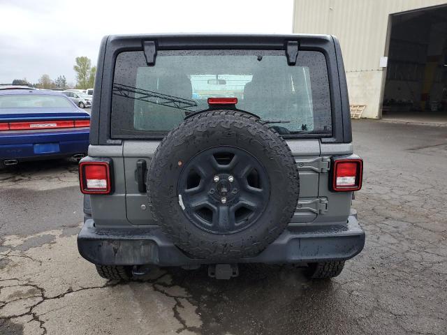 1C4HJXDN0JW232501 - 2018 JEEP WRANGLER U SPORT GRAY photo 6