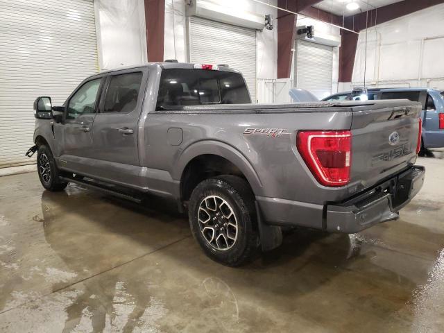 1FTFW1ED6MFC95585 - 2021 FORD F150 SUPERCREW GRAY photo 2