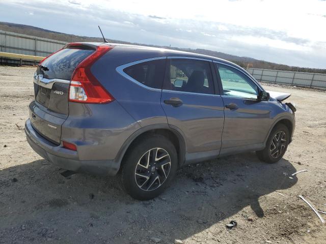 2HKRM4H47GH720550 - 2016 HONDA CR-V SE GRAY photo 3