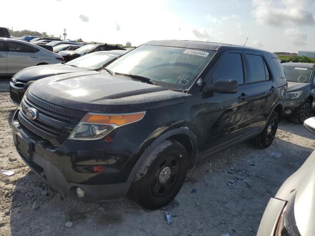 1FM5K8ARXFGA66241 - 2015 FORD EXPLORER POLICE INTERCEPTOR შავი ფოტო 1